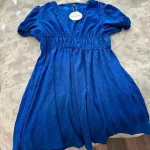 SHEIN Royal blue sun dress